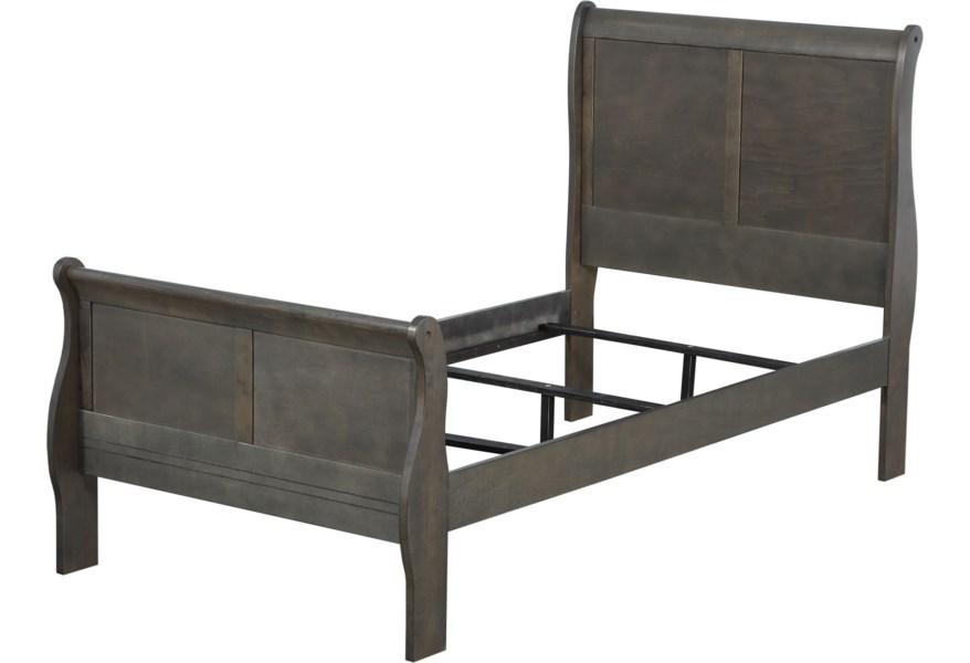 

    
Acme Furniture Louis Philippe Eastern King Bed Dark Gray 26787EK
