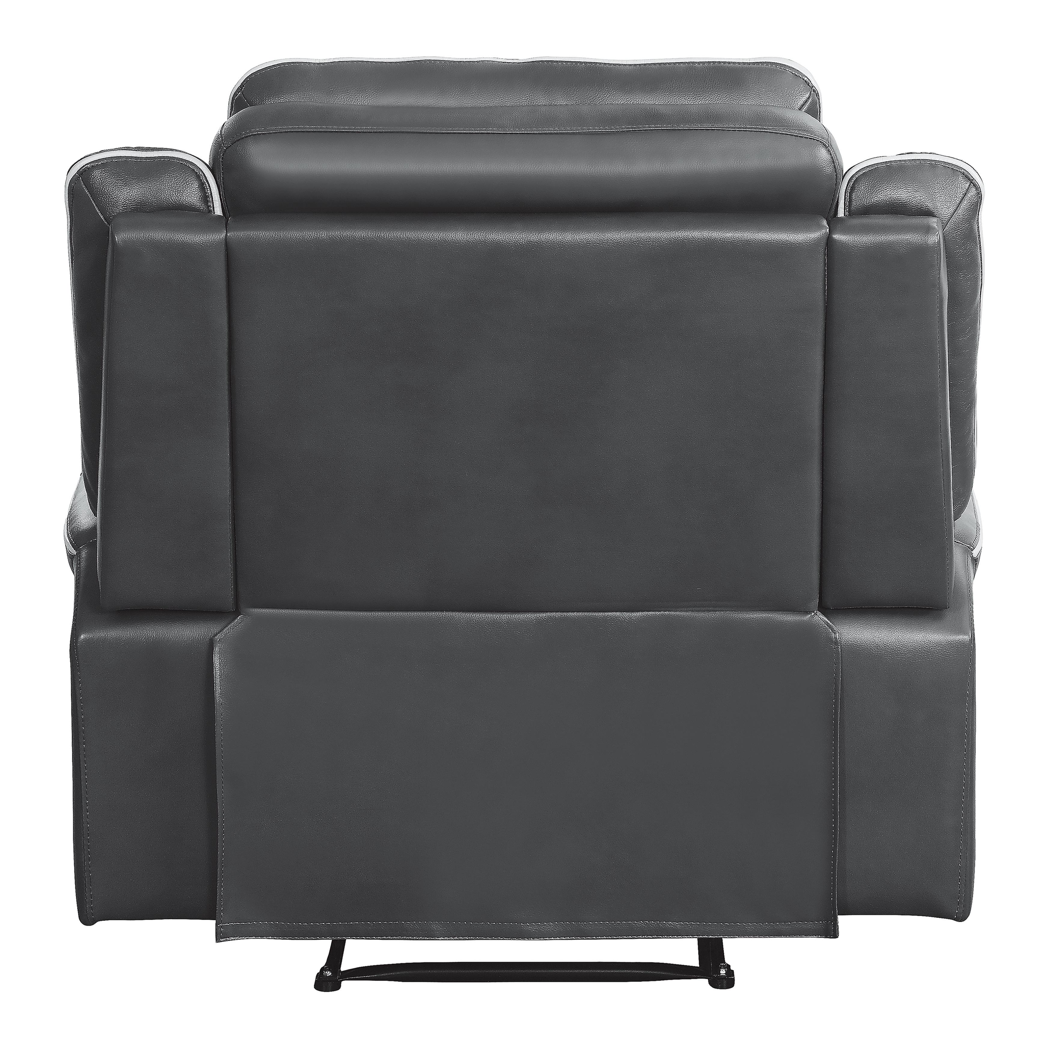 

                    
Homelegance 9999DG-1 Darwan Reclining Chair Dark Gray Faux Leather Purchase 
