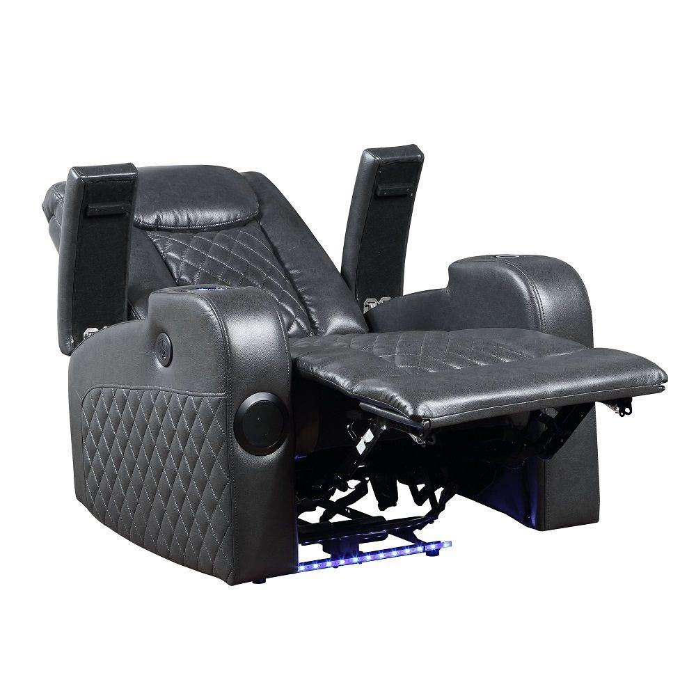 

    
Acme Furniture Alair Power Motion Recliner LV02460 Recliner Dark Gray LV02460
