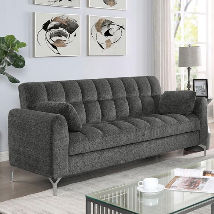 

    
Contemporary Dark Gray Solid Wood Living Room Set 2PCS Furniture of America Lupin CM6259DG-SF-S-2PCS
