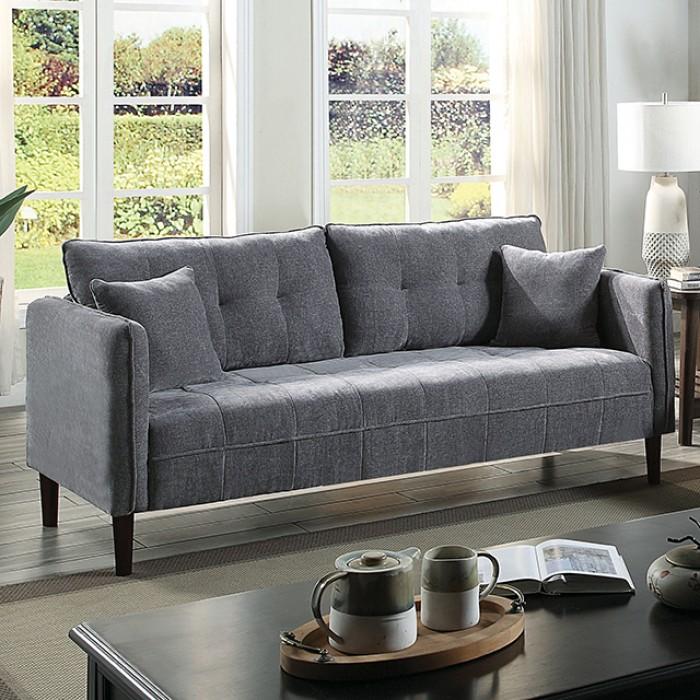 

    
Contemporary Dark Gray Solid Wood Living Room Set 2PCS Furniture of America Lynda CM6736DG-SF-S-2PCS

