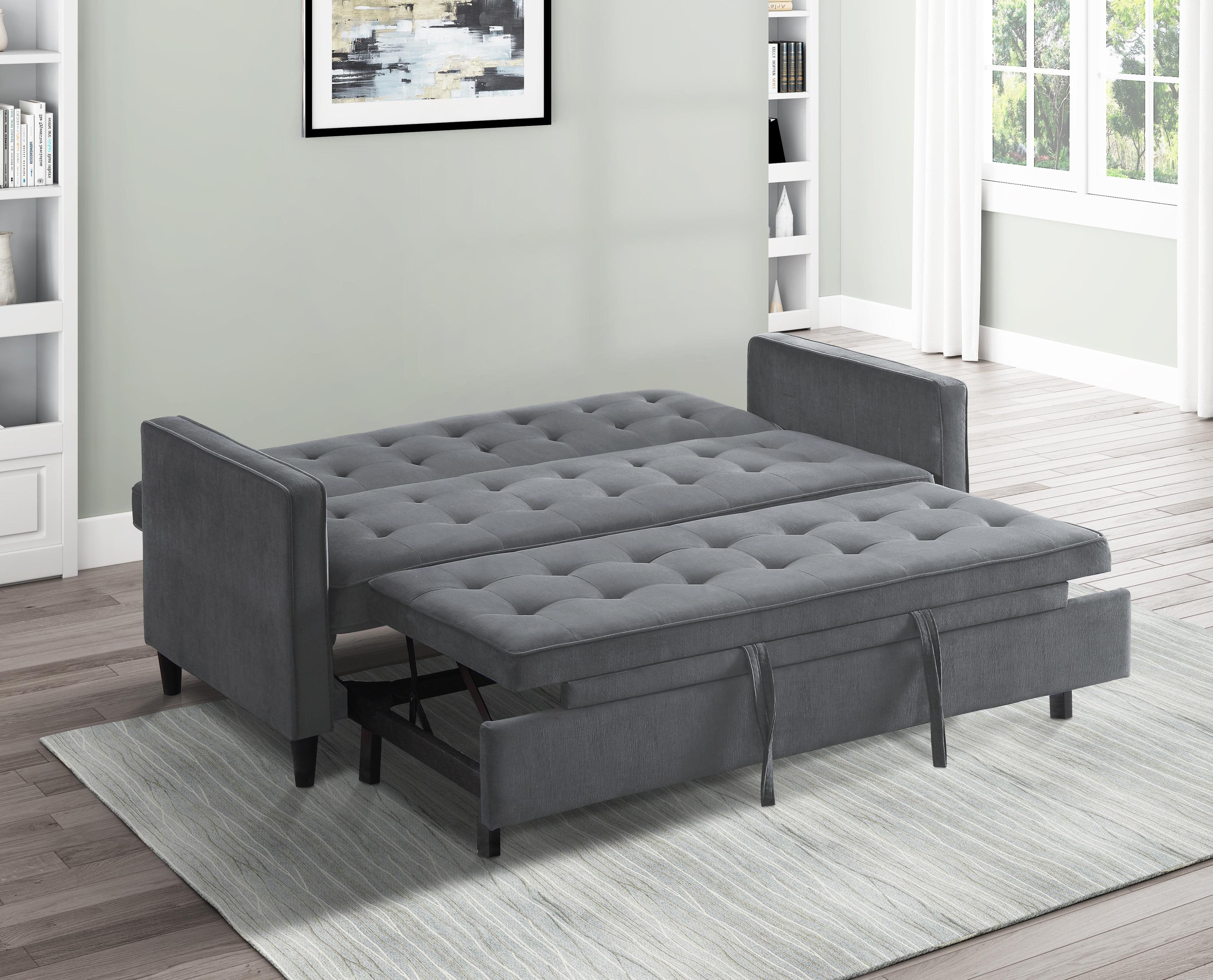 

    
9427DG-3CL Contemporary Dark Gray Solid Wood Sofa Homelegance 9427DG-3CL Strader
