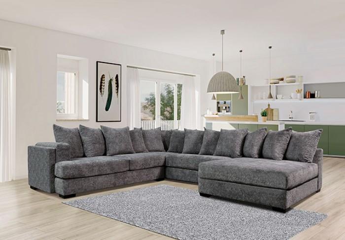 

    
Contemporary Dark Gray Wood Sectional Sofa Furniture of America Wolverhampton SM5248-SS
