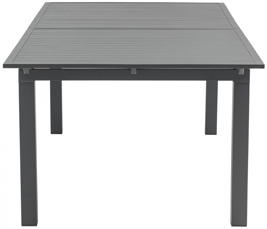 

    
 Order  Contemporary Dark Grey Aluminium Patio Dining Table Meridian Furniture Maldives 343Grey-T
