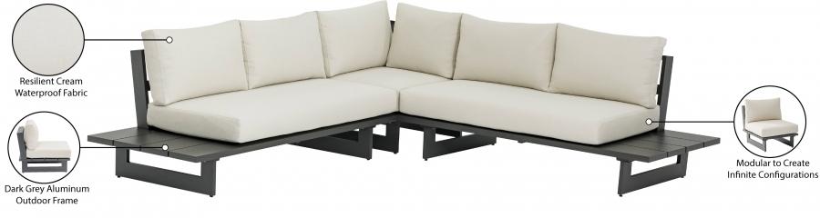 

        
Meridian Furniture Maldives Patio Modular Sectional 338Cream-Sectional Patio Modular Sectional Dark Grey/Cream Fabric 26526548745978
