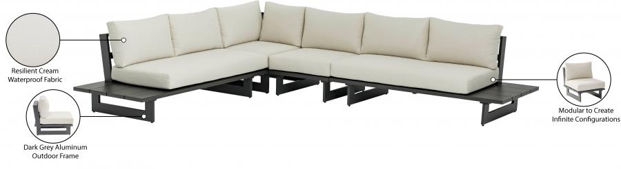 

    
338Cream-Sec1A Contemporary Dark Grey/Cream Aluminium Patio Modular Sectional Sec1A Meridian Furniture Maldives 338Cream-Sec1A
