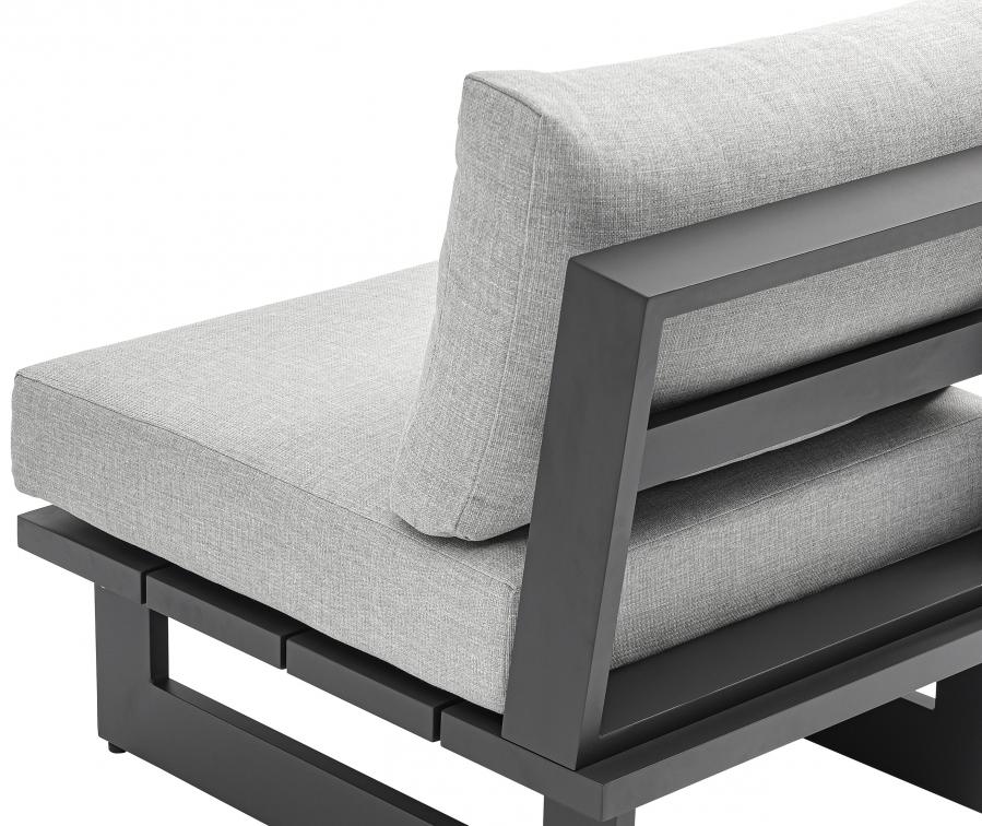 

                    
Buy Contemporary Dark Grey/Grey Aluminium Modular Armless Accent Chair Meridian Furniture 338Grey-Armless
