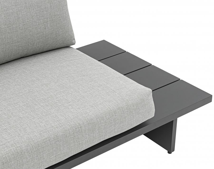

    
 Photo  Contemporary Dark Grey/Grey Aluminium Patio Modular Sectional Sec1A Meridian Furniture Maldives 338Grey-Sec1A
