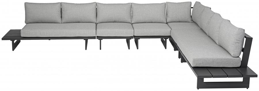 

    
 Order  Contemporary Dark Grey/Grey Aluminium Patio Modular Sectional Sec3A Meridian Furniture Maldives 338Grey-Sec3A
