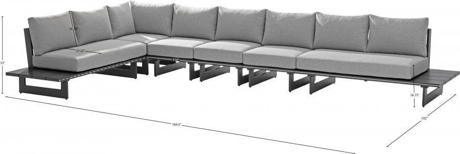 

                    
Meridian Furniture Maldives Patio Modular Sectional Sec3A 338Grey-Sec3A Patio Modular Sectional Dark Grey/Gray Fabric Purchase 
