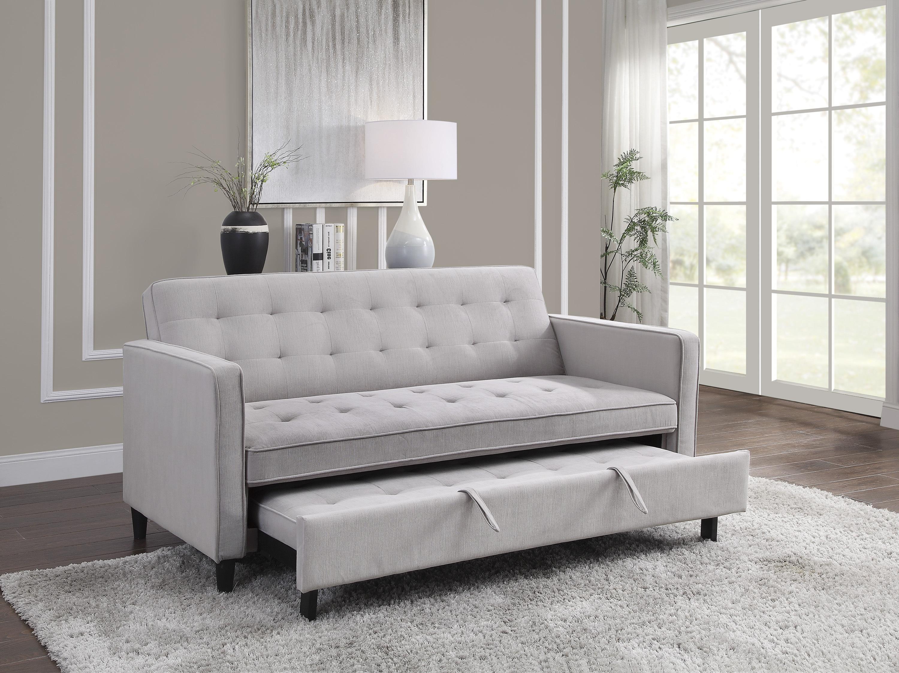 

                    
Buy Contemporary Dove Solid Wood Sofa Homelegance 9427DV-3CL Strader
