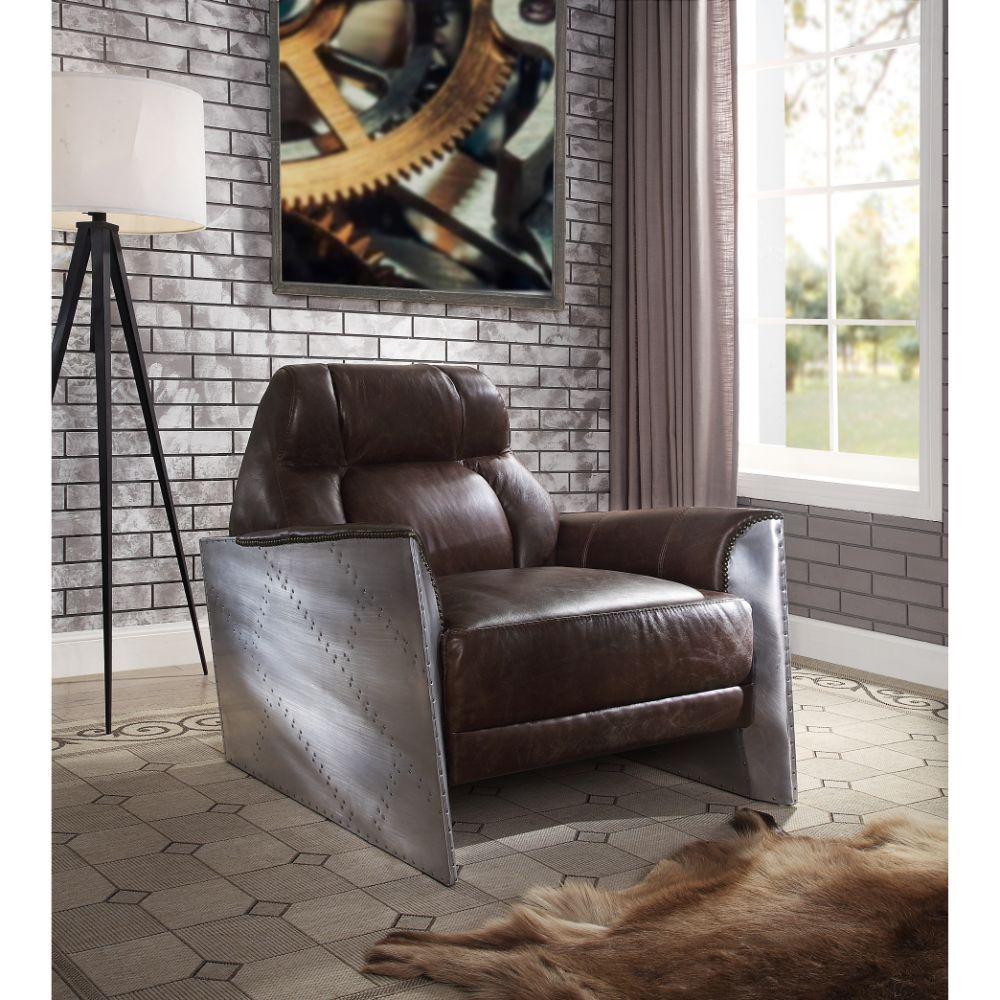 

    
59715-С Contemporary Espresso Leather Chair Acme Brancaster 59715-С

