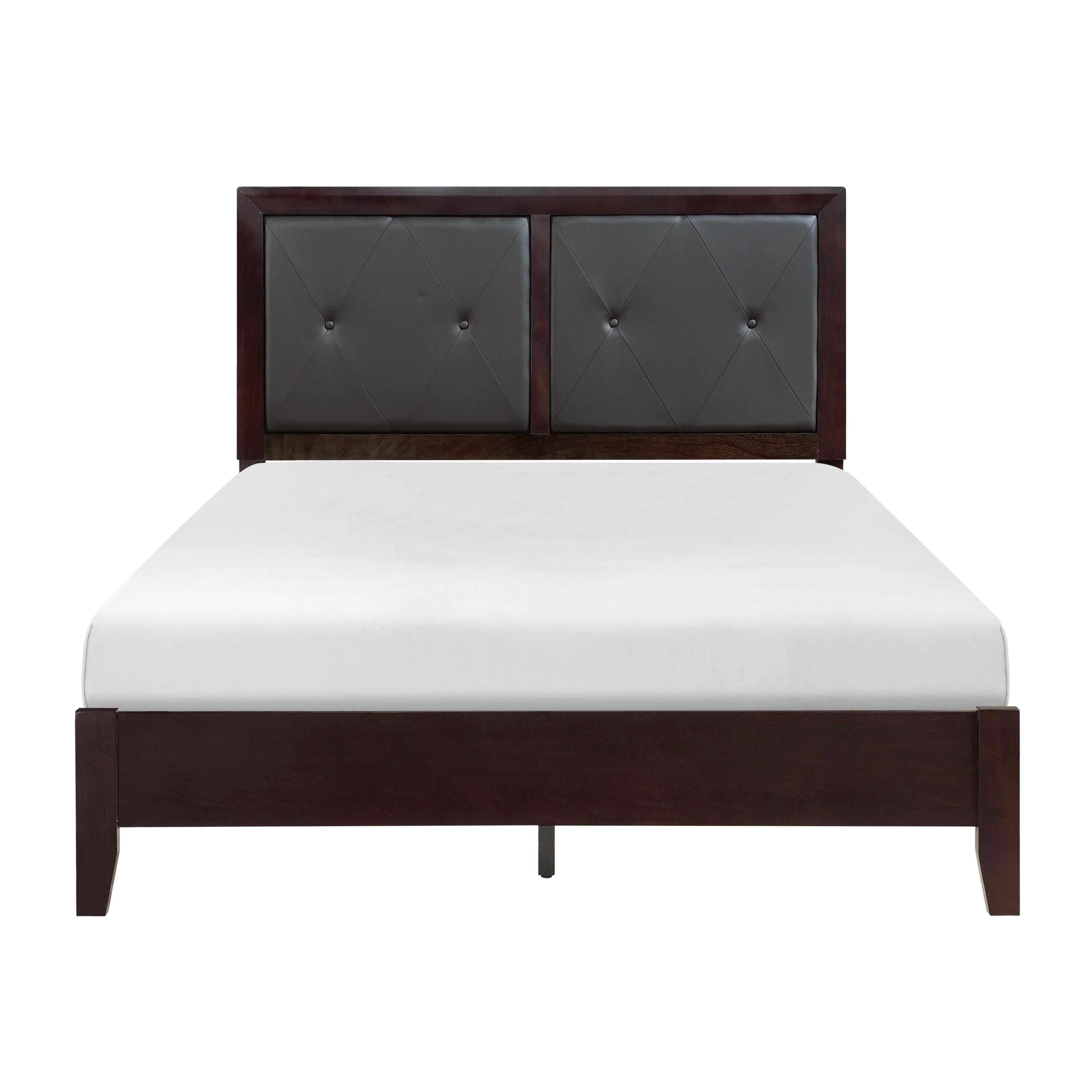 

    
Contemporary Espresso Wood Full Bed Homelegance 2145F-1* Edina
