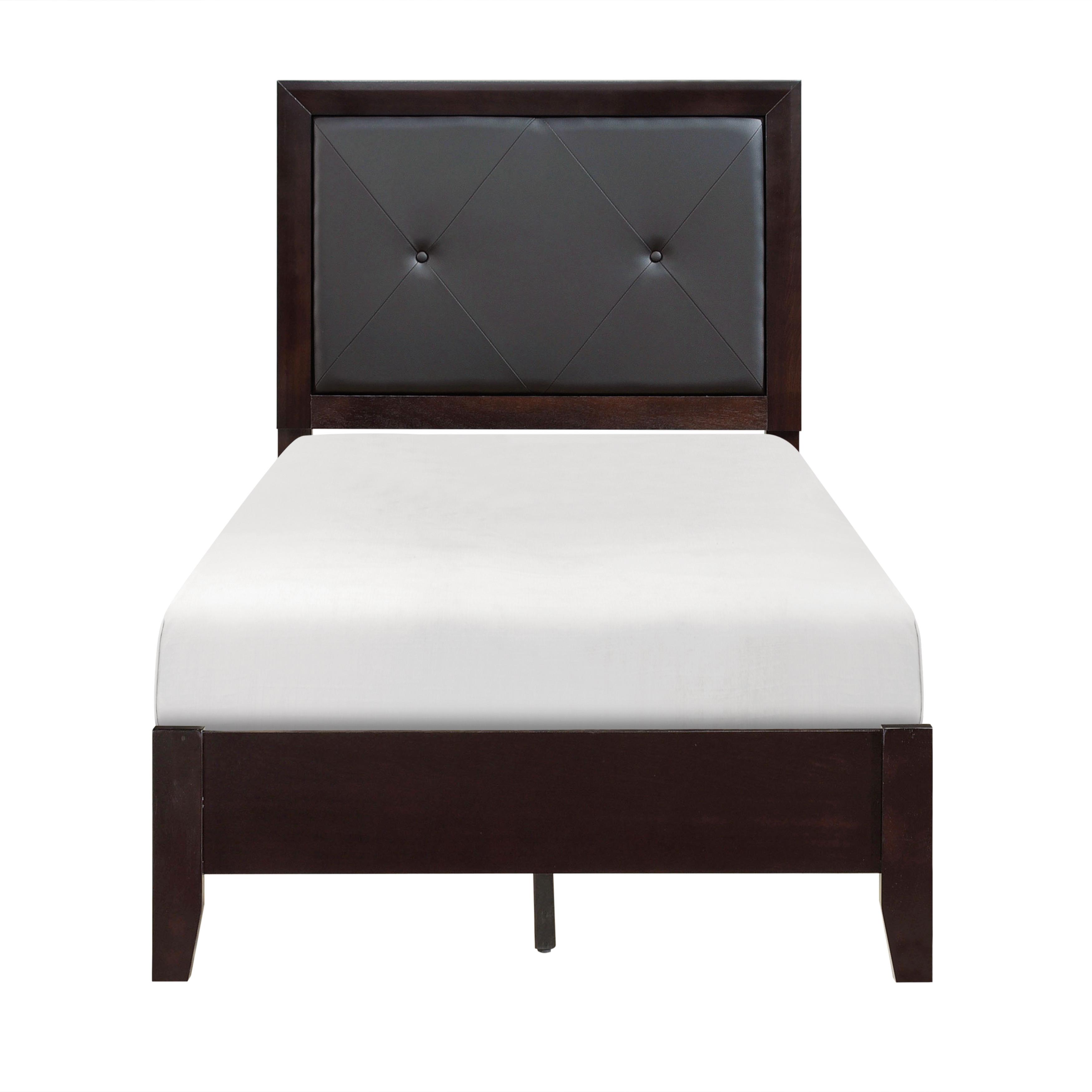 

    
Contemporary Espresso Wood Twin Bed Homelegance 2145T-1* Edina
