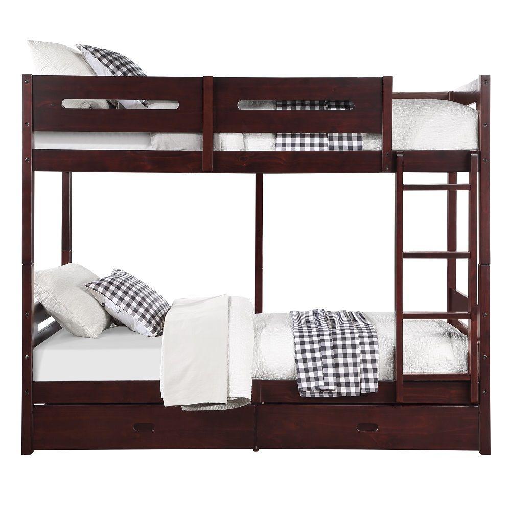

        
Acme Furniture Nissa Twin Bunk Bed Set 3PCS BD01911-T-3PCS Bunk Bed Set Espresso  65251199499879
