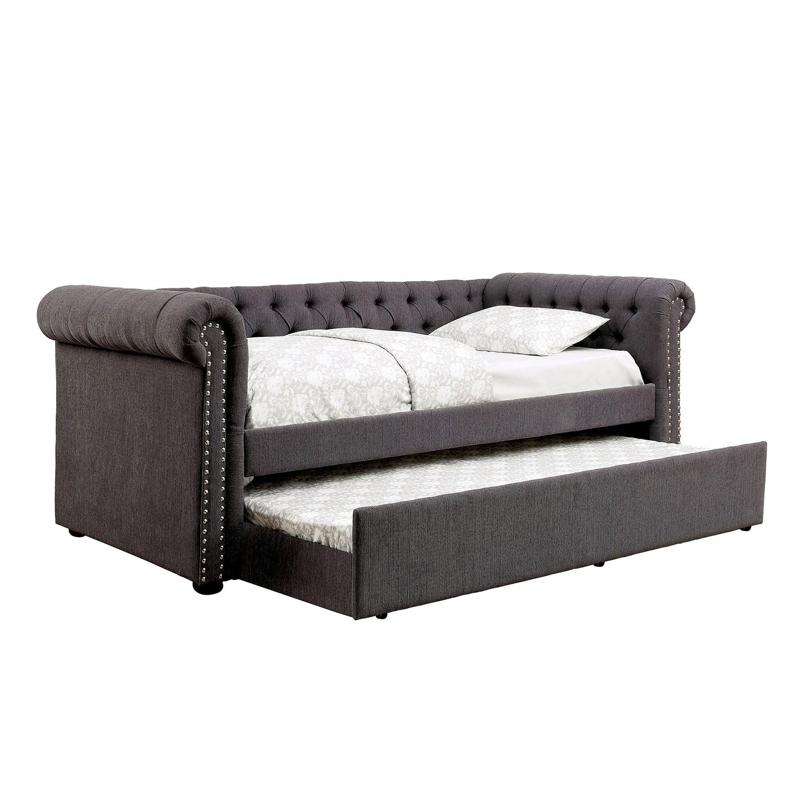 

    
Furniture of America LEANNA CM1027GY-Q Daybed Gray CM1027GY-Q-BED
