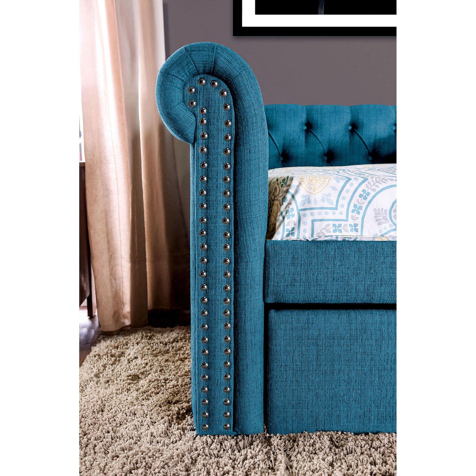 

    
Furniture of America Leanna Daybed Turquoise CM1027TL-BED
