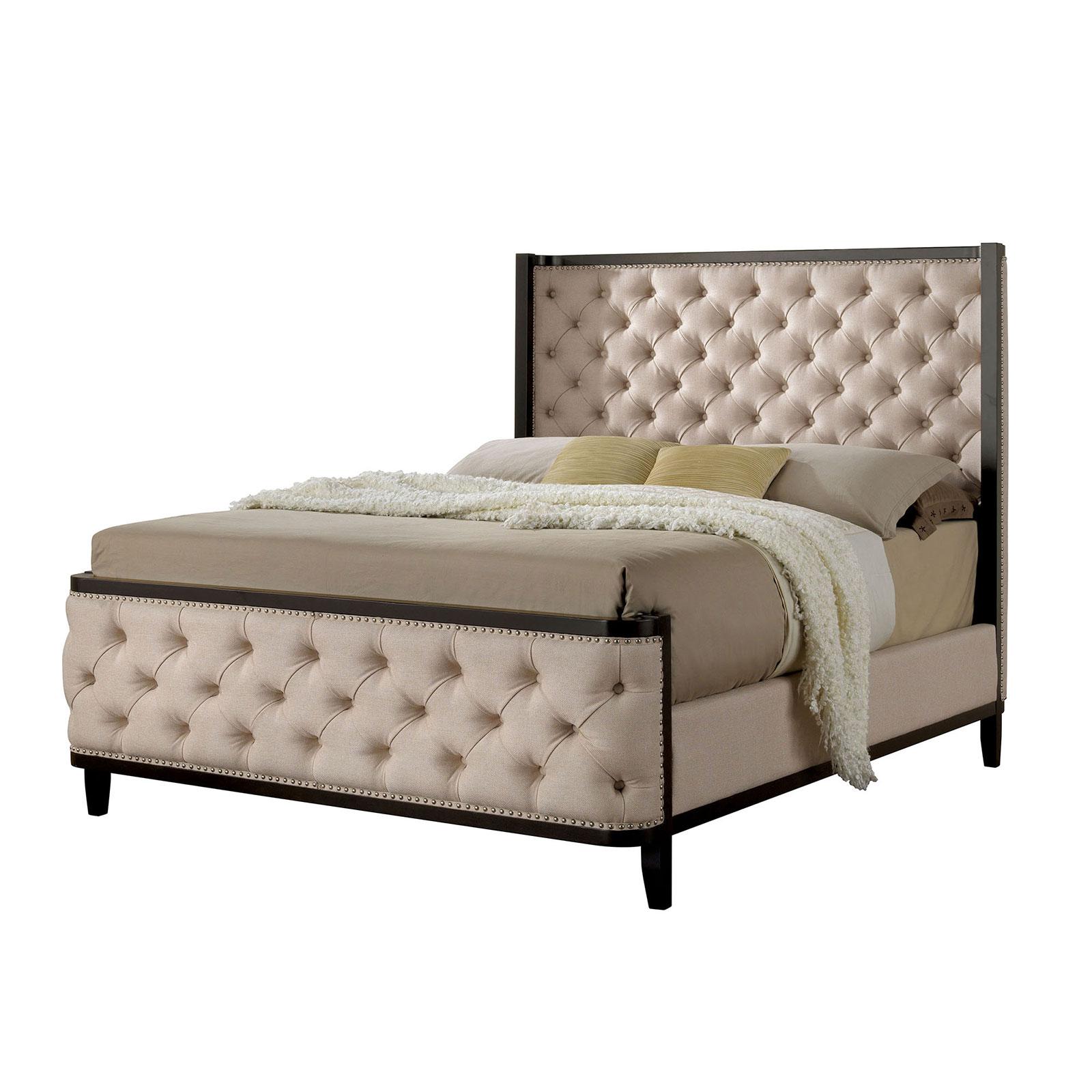

    
Furniture of America Chanelle Panel Bed Beige CM7210Q-BED
