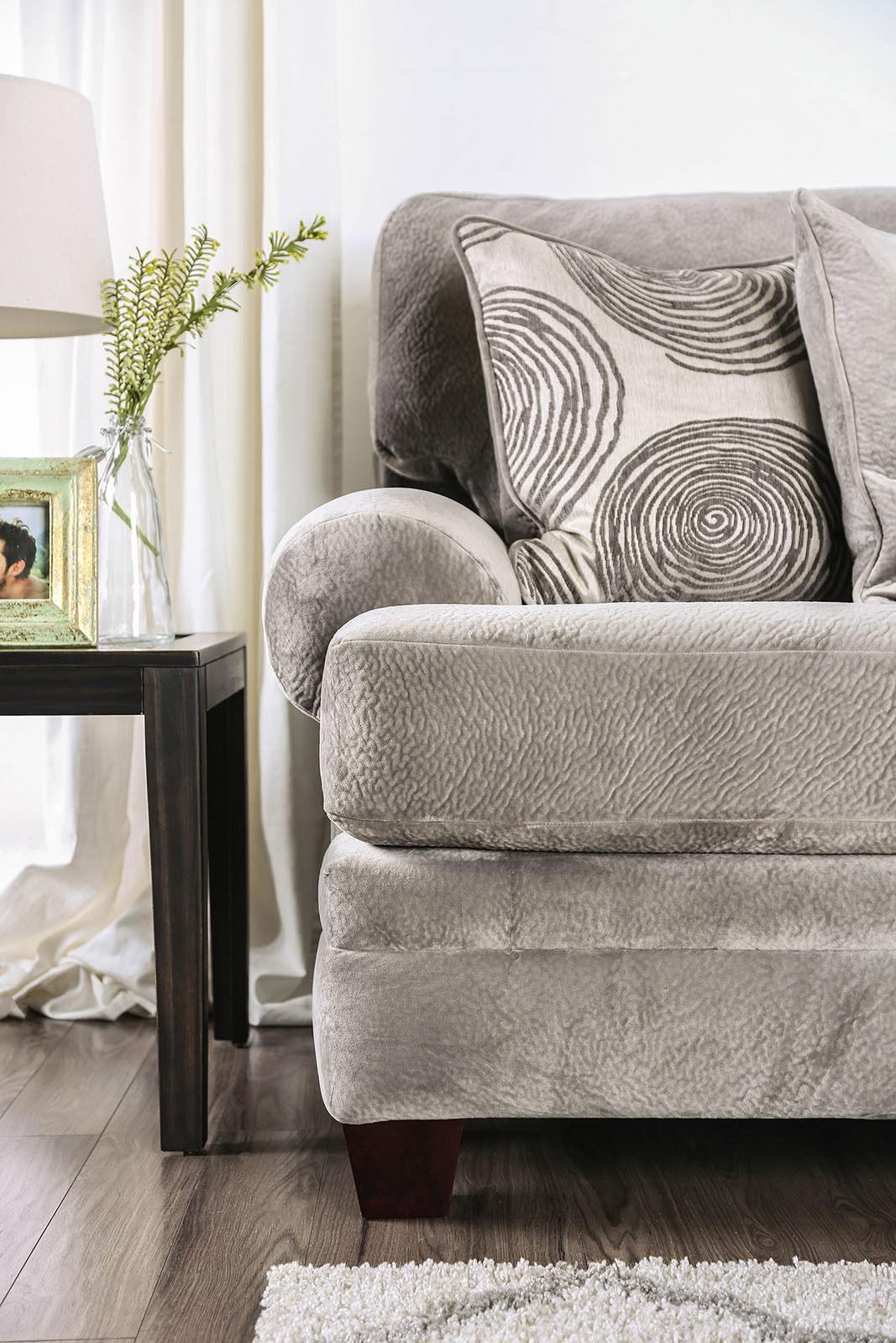 

                    
Furniture of America BONAVENTURA SM5142GY-SF Sofa Gray Microfiber Purchase 
