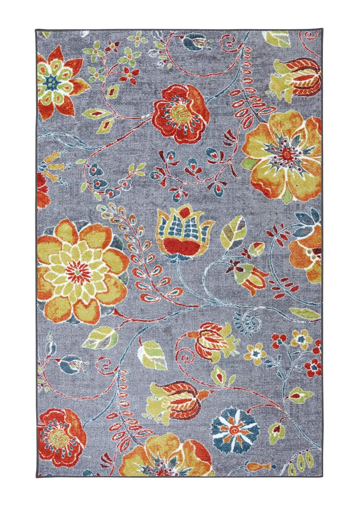 Contemporary Area Rug RG8151-S Greenville RG8151-S in Multi, Floral 