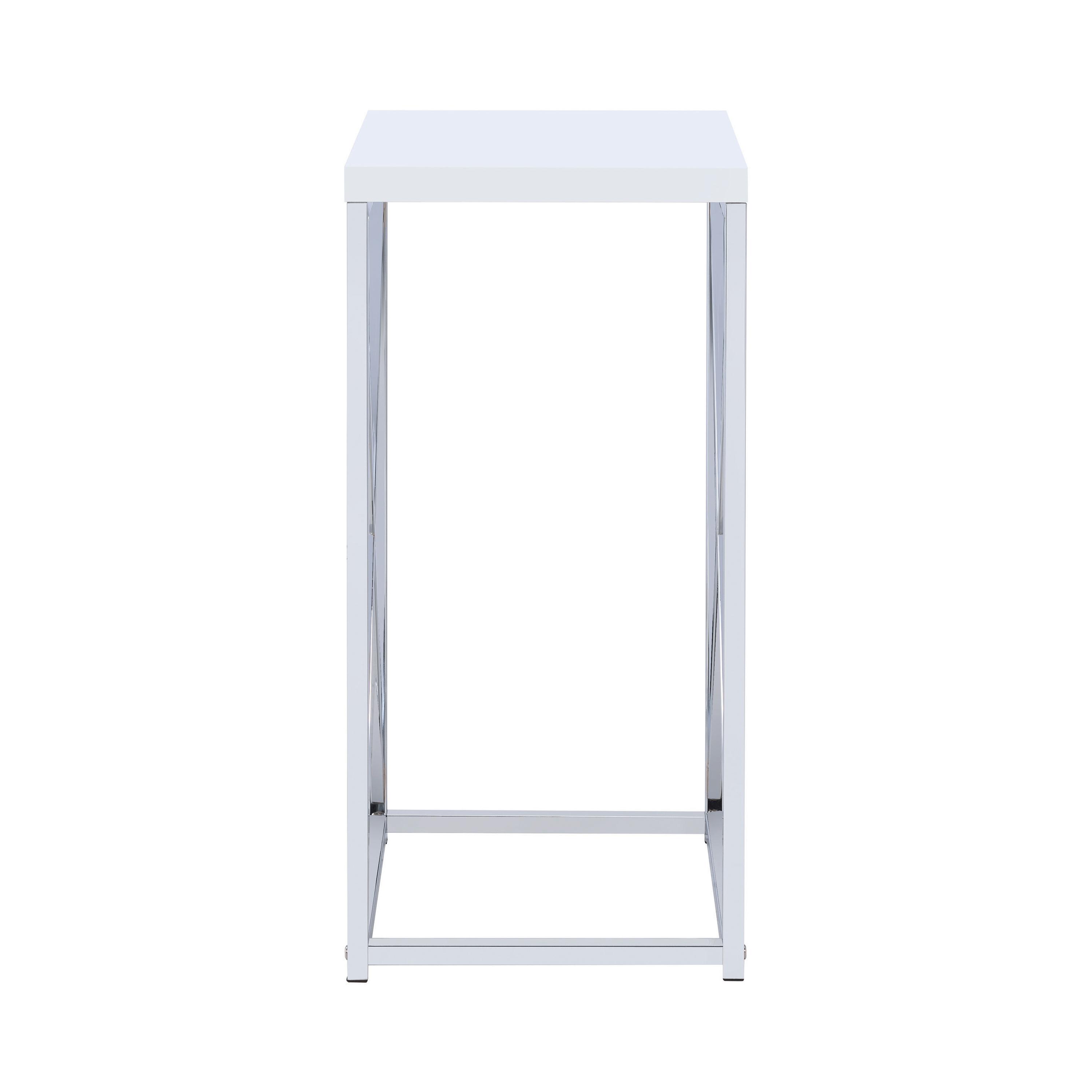 

    
Coaster 930014 Accent Table White 930014
