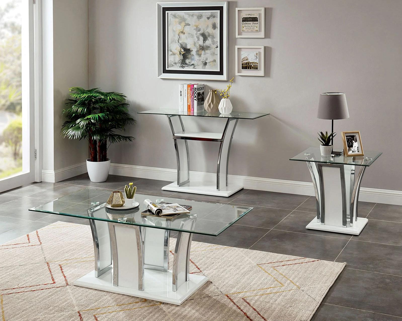 

    
Furniture of America CM4372WH-S Staten Sofa Table White CM4372WH-S
