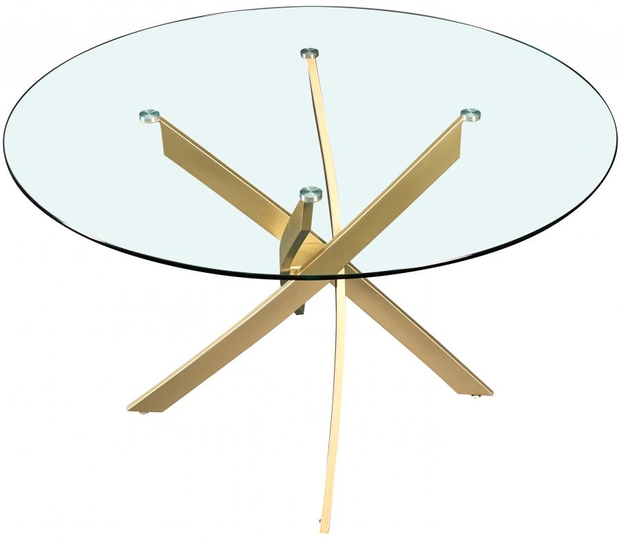 

    
Meridian Furniture Xander Round Dining Table 984-T-RT Dining Table Gold 984-T-RT
