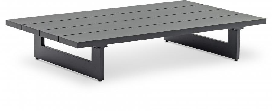 

    
Contemporary Gray Aluminium Patio Coffee Table Meridian Furniture Maldives 338-CT
