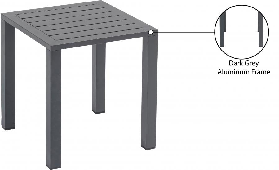 

    
346Grey-ET Meridian Furniture Patio End Table
