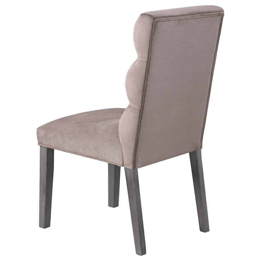 

        
65152991989897Contemporary Gray/Ash Wood Side Chair Set 2PCS Coaster Carla 106684

