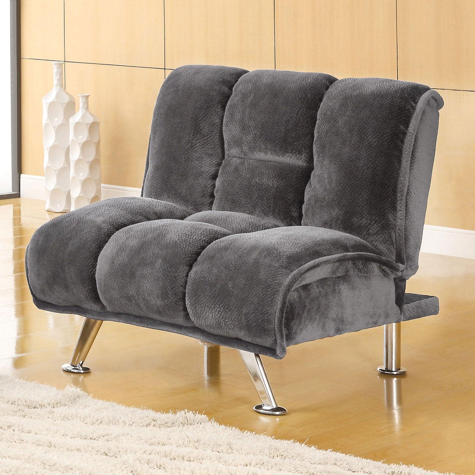 Contemporary Chair CM2904GY-CH Marbelle CM2904GY-CH in Gray 