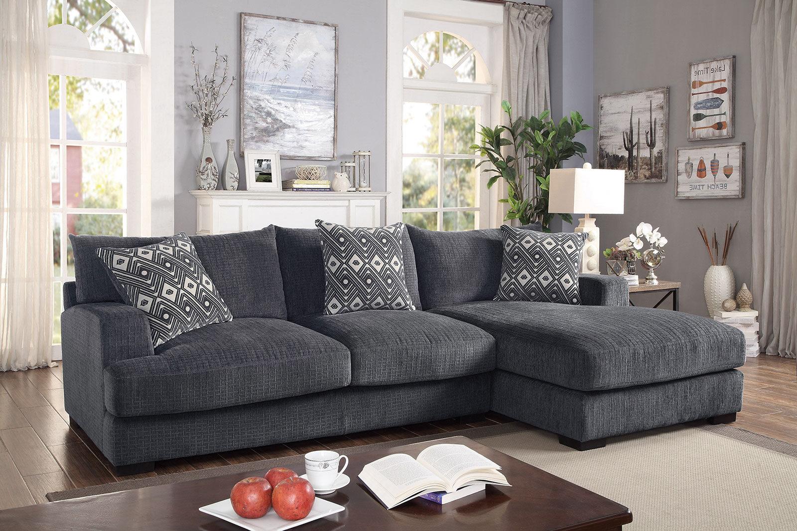 

    
Contemporary Gray Chenille L-Sectional Furniture of America CM6587-SECT-L-R Kaylee
