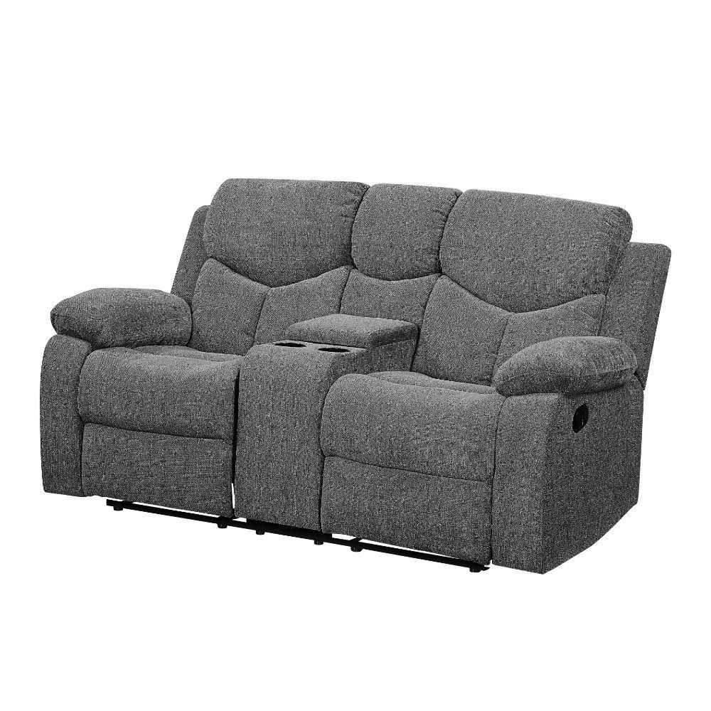 

    
Contemporary Gray Chenille Loveseat by Acme Kalen 55441
