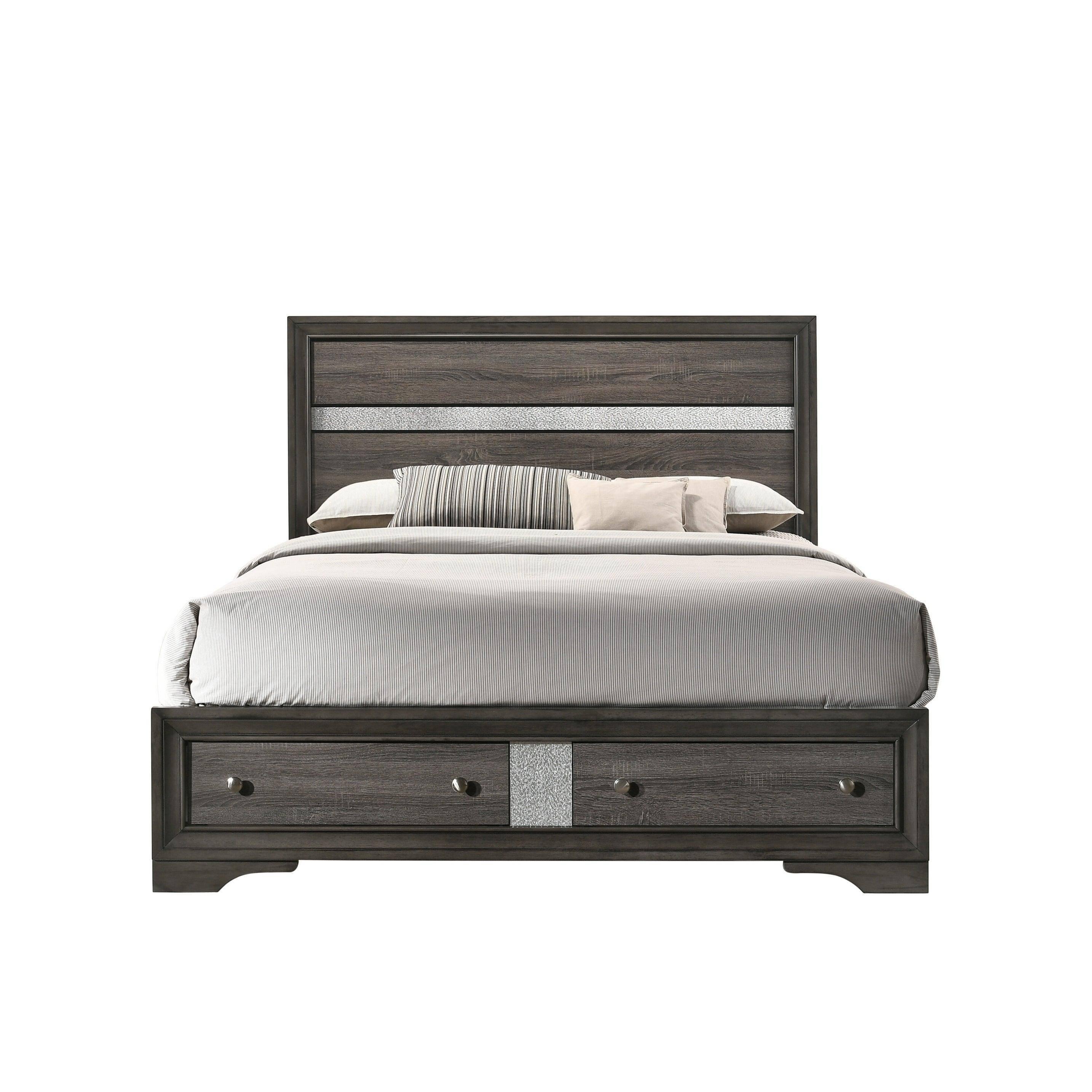 

    
Contemporary Gray Eastern King Bed w/ Storage by Acme Naima 25967EK
