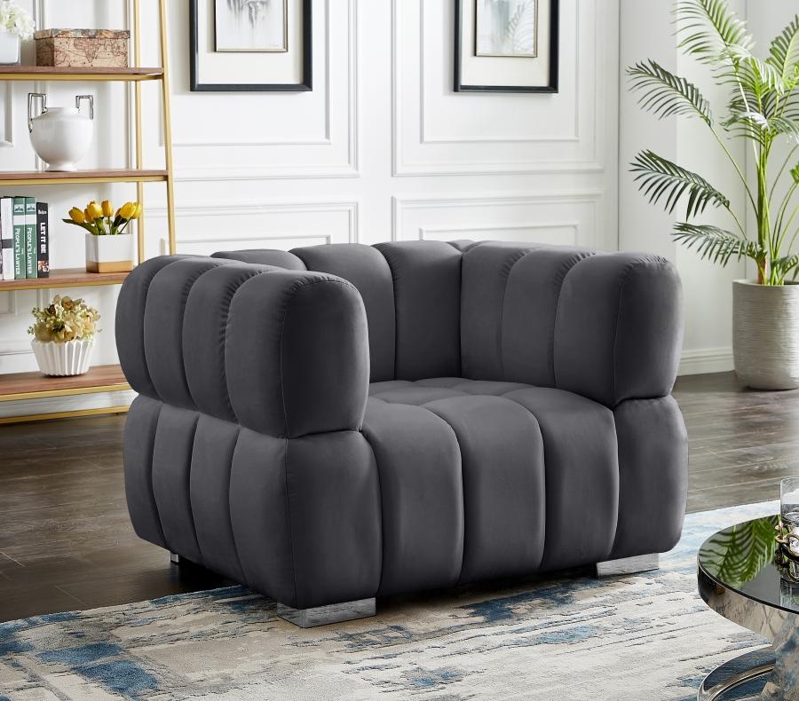 

    
Meridian Furniture Gwen Chair 670Grey-C Chair Gray 670Grey-C
