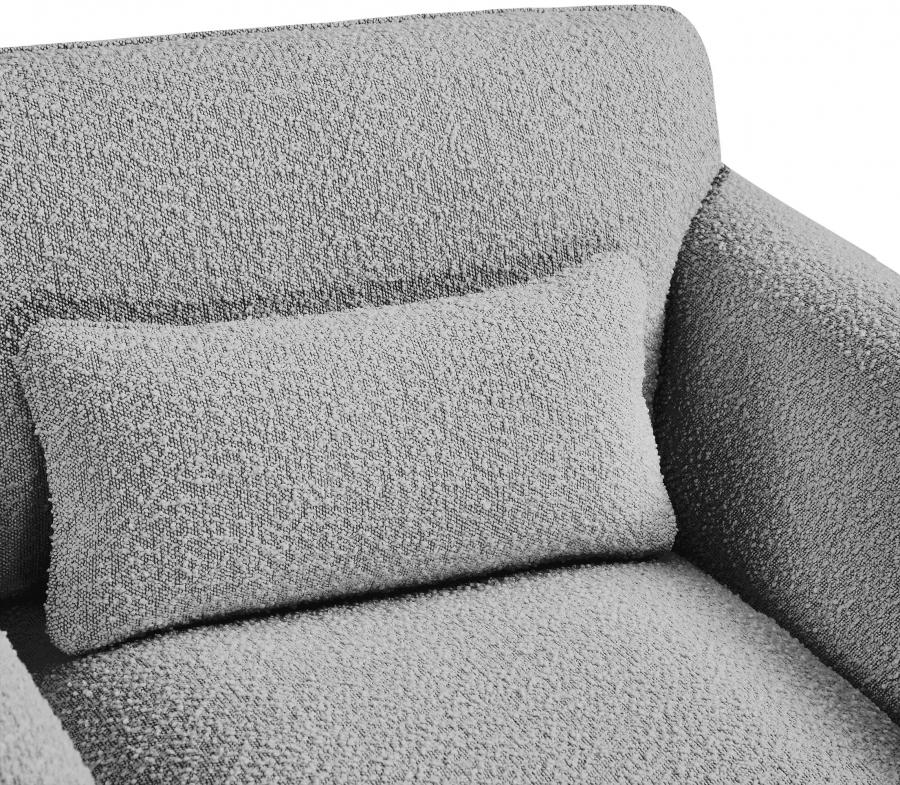 

                    
Meridian Furniture Stylus Chair 198Grey-C Chair Gray Boucle Fabric Purchase 

