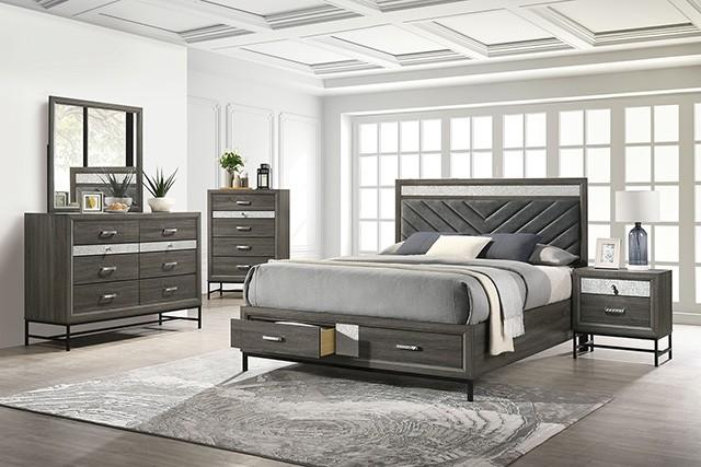 

    
Contemporary Gray Engineered Wood Full Storage Bedroom Set 5PCS Furniture of America Voleta FM7212GY-F-5PCS
