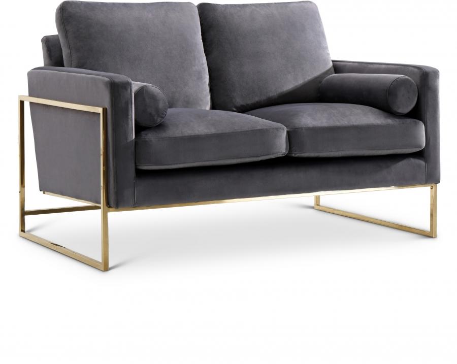 

                    
Buy Contemporary Gray Engineered Wood Living Room Set 2PCS Meridian Furniture Mila 678Grey-S-2PCS
