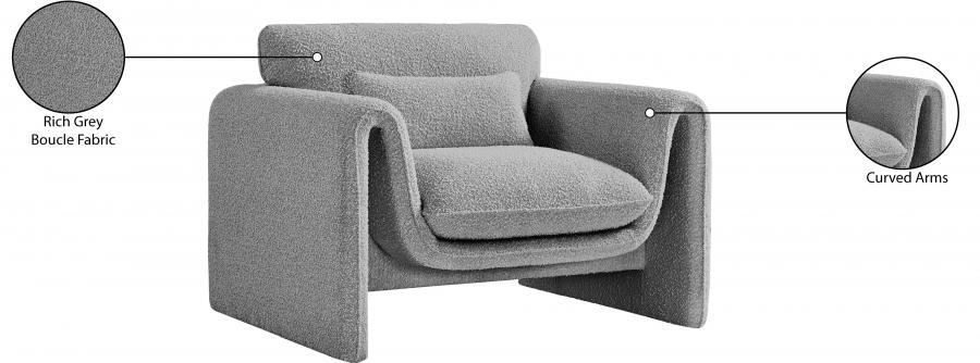 

    
Meridian Furniture Stylus Living Room Set 3PCS 198Grey-S-3PCS Living Room Set Gray 198Grey-S-3PCS
