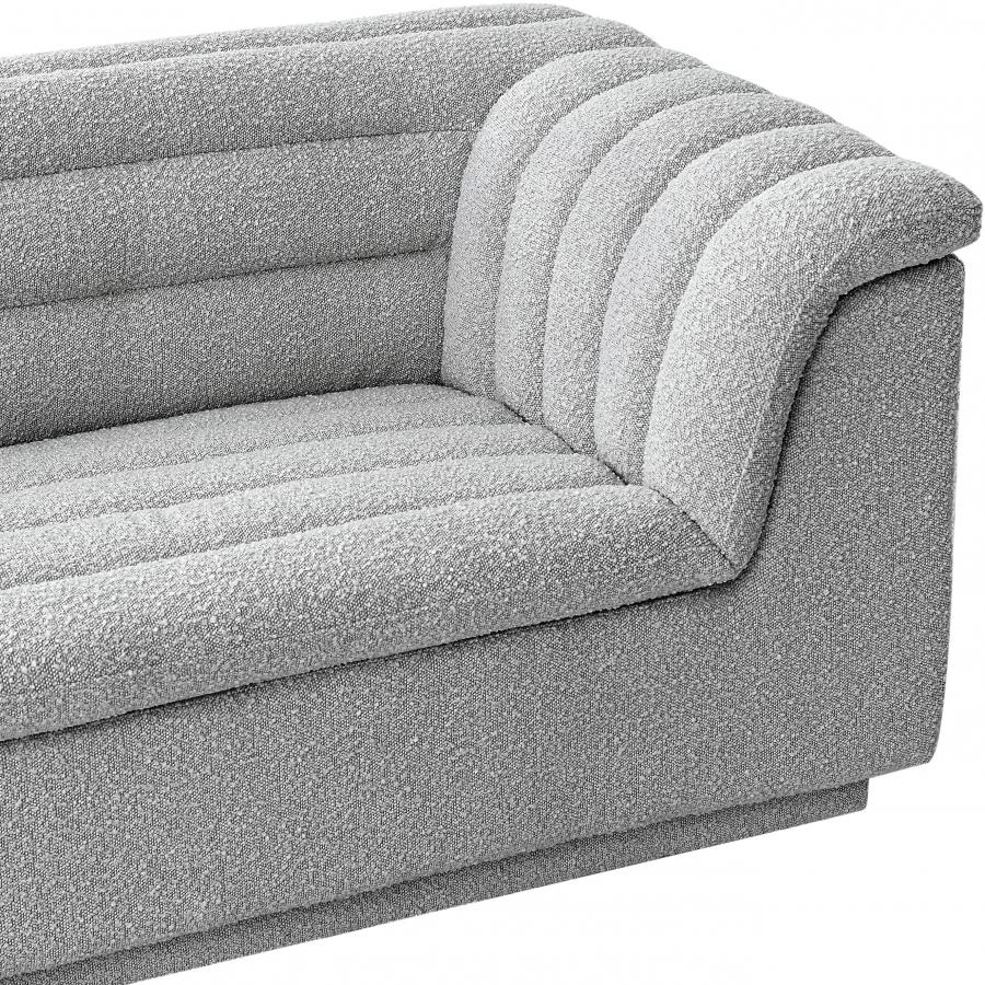 

    
 Order  Contemporary Gray Engineered Wood Loveseat Meridian Furniture Cascade 191Grey-L
