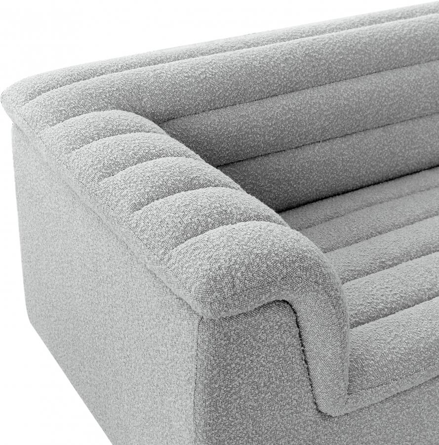 

    
Contemporary Gray Engineered Wood Loveseat Meridian Furniture Cascade 191Grey-L
