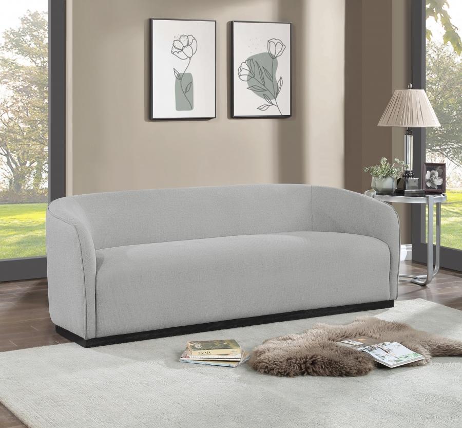 

    
Contemporary Gray Engineered Wood Sofa Meridian Furniture Mylah 675Grey-S
