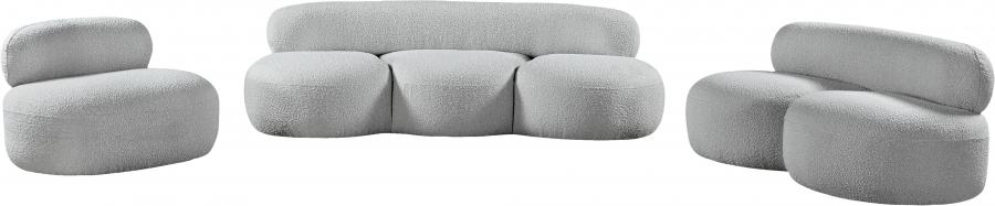 

                    
Buy Contemporary Gray Eucalyptus Wood Sofa Meridian Furniture Venti 140Grey-S
