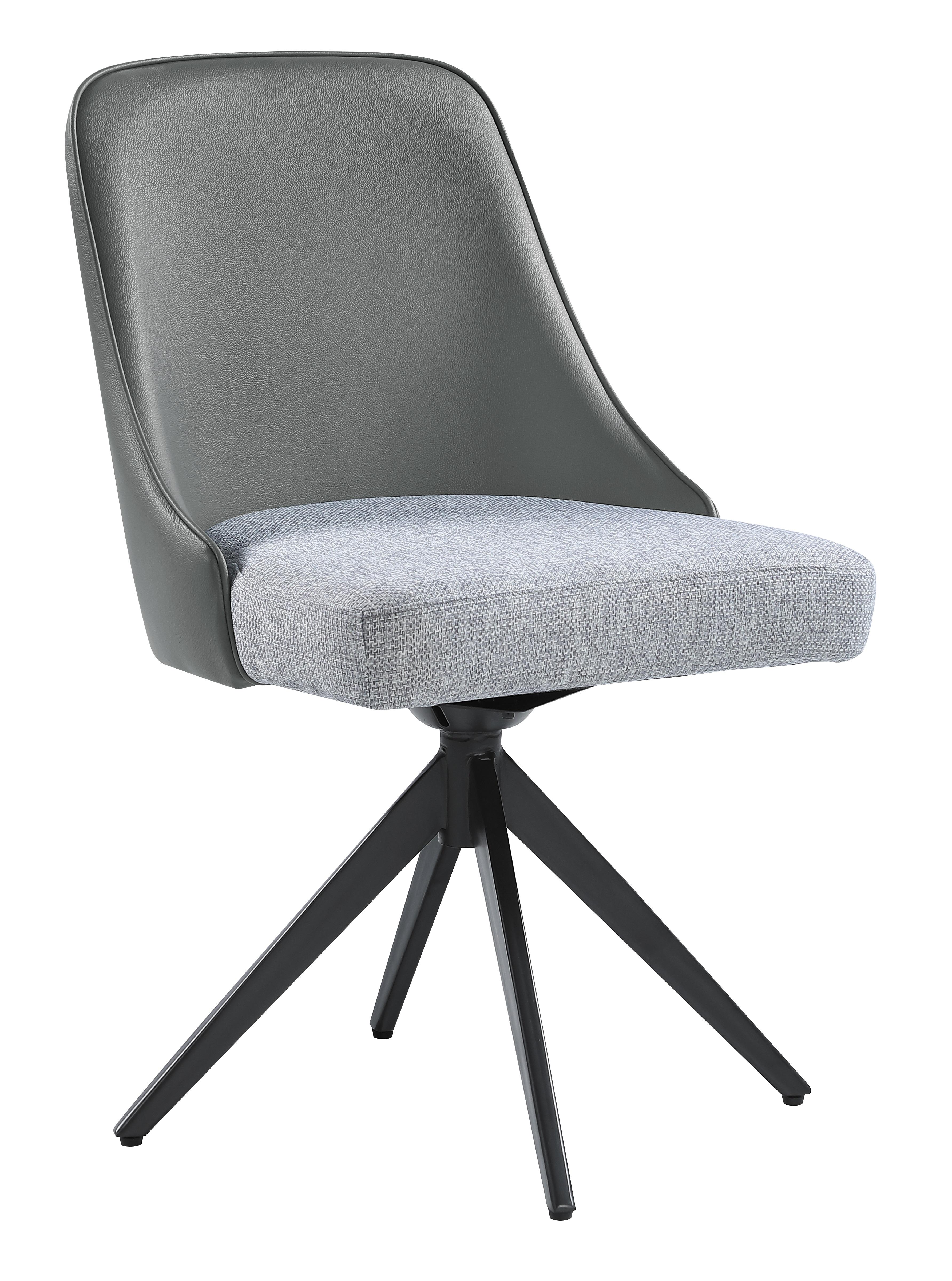 

    
Contemporary Gray Fabric & Leatherette Side Chair Set 2pcs Coaster 110712 Paulita

