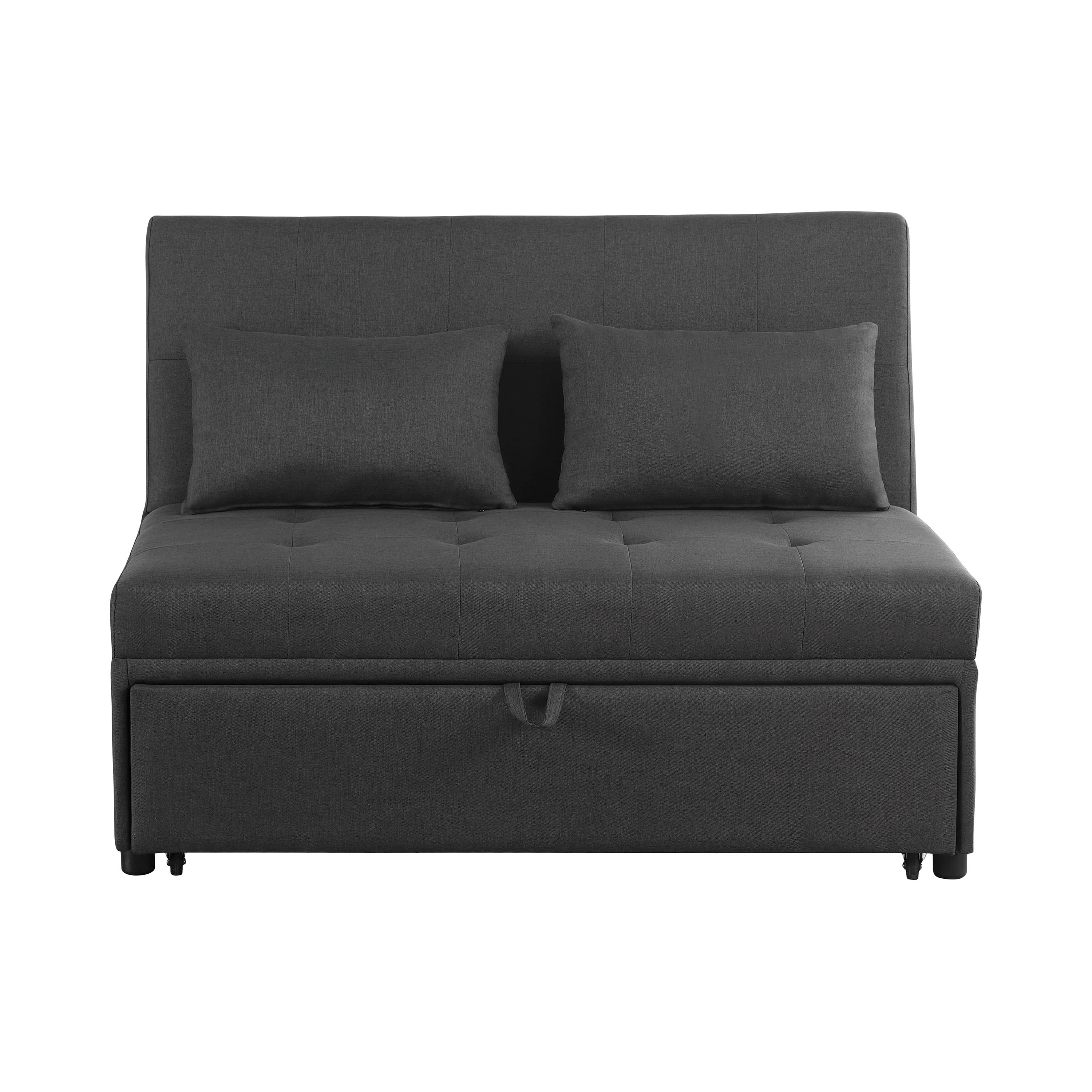 Contemporary Sofa bed 360092 Lance 360092 in Gray Fabric
