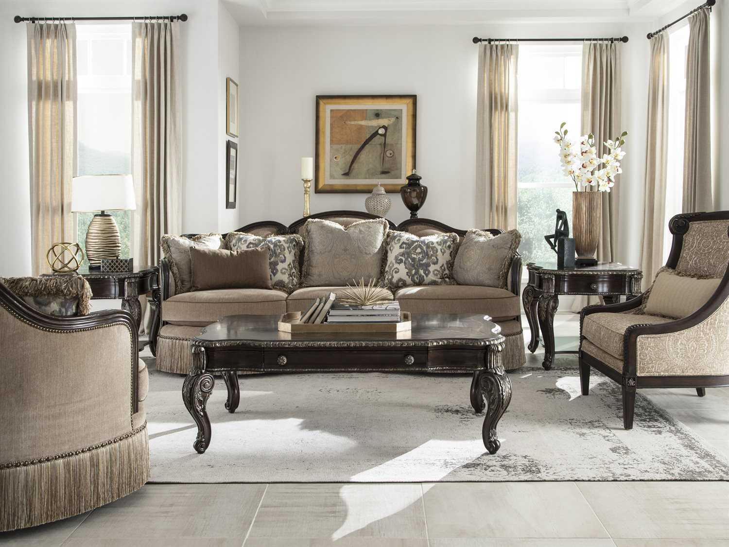 

    
Contemporary Tan & Beige Sofa w/ Accent Pillows by A.R.T. Furniture Giovanna
