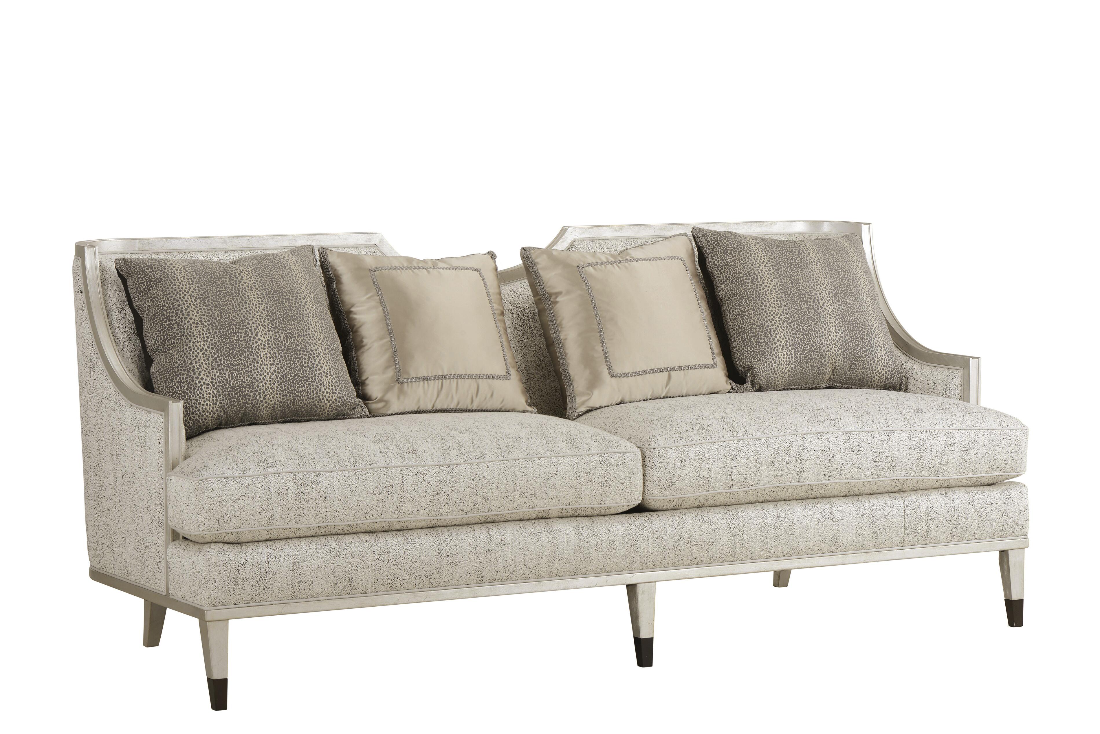 

    
Traditional Gray Fabric Sofa & Accent Pillows by A.R.T. Furniture Intrigue Harper
