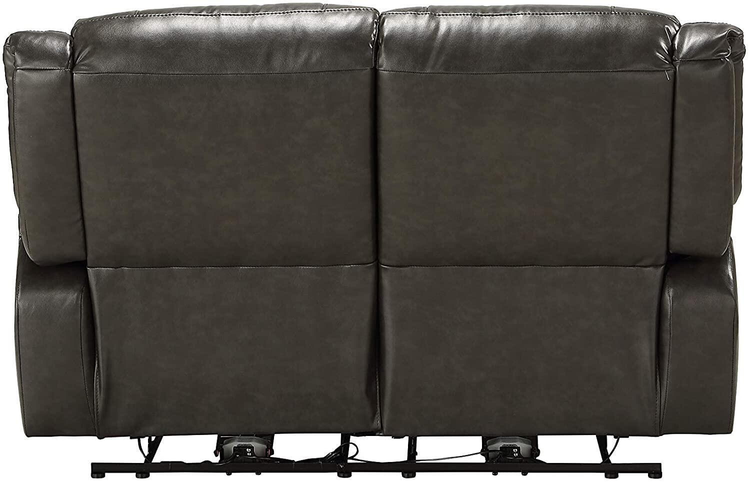 

                    
Acme Furniture Imogen Loveseat Gray Leather-Aire Purchase 
