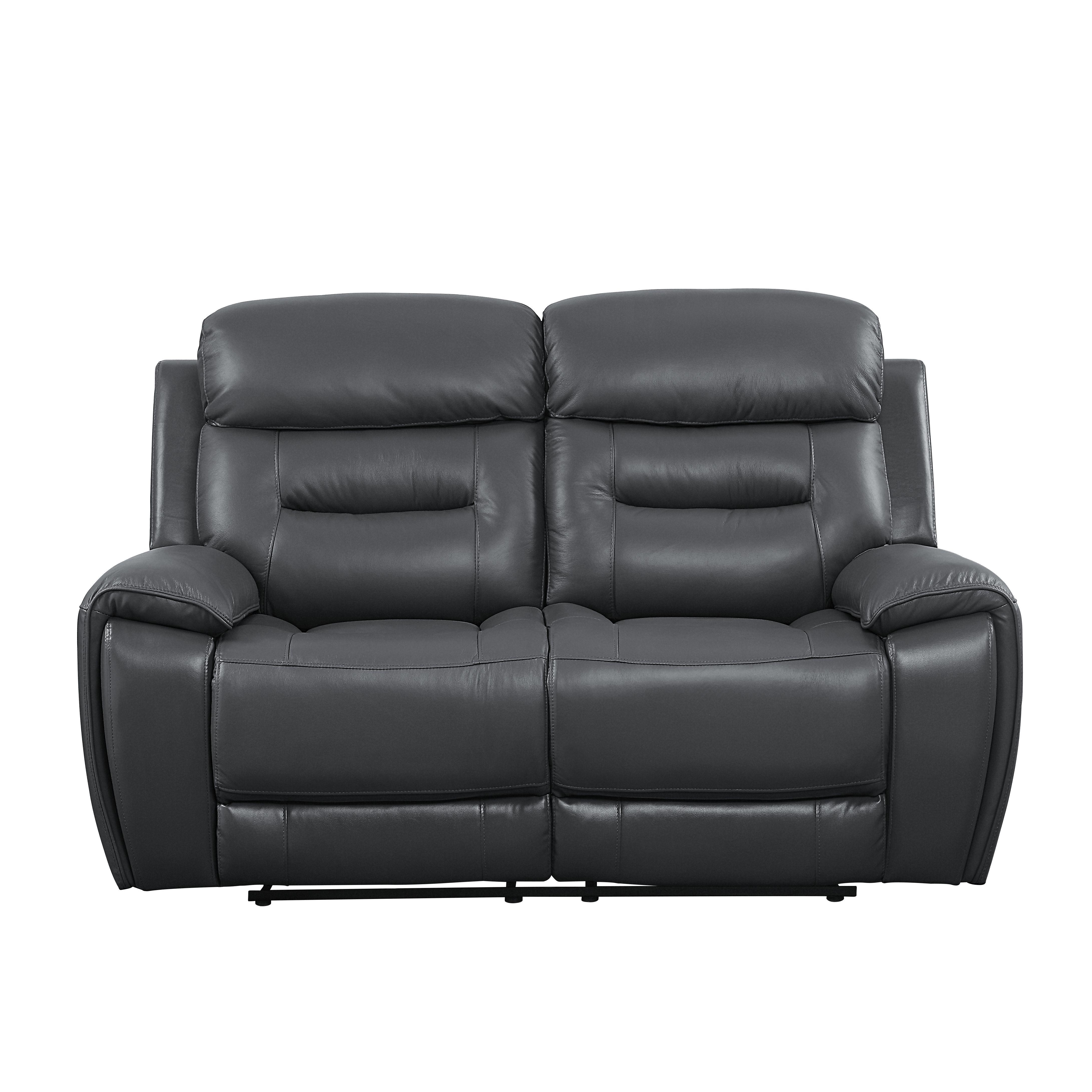 

                    
Buy Contemporary Gray Leather Sofa + Loveseat + Recliner by Acme Lamruil LV00072-3pcs

