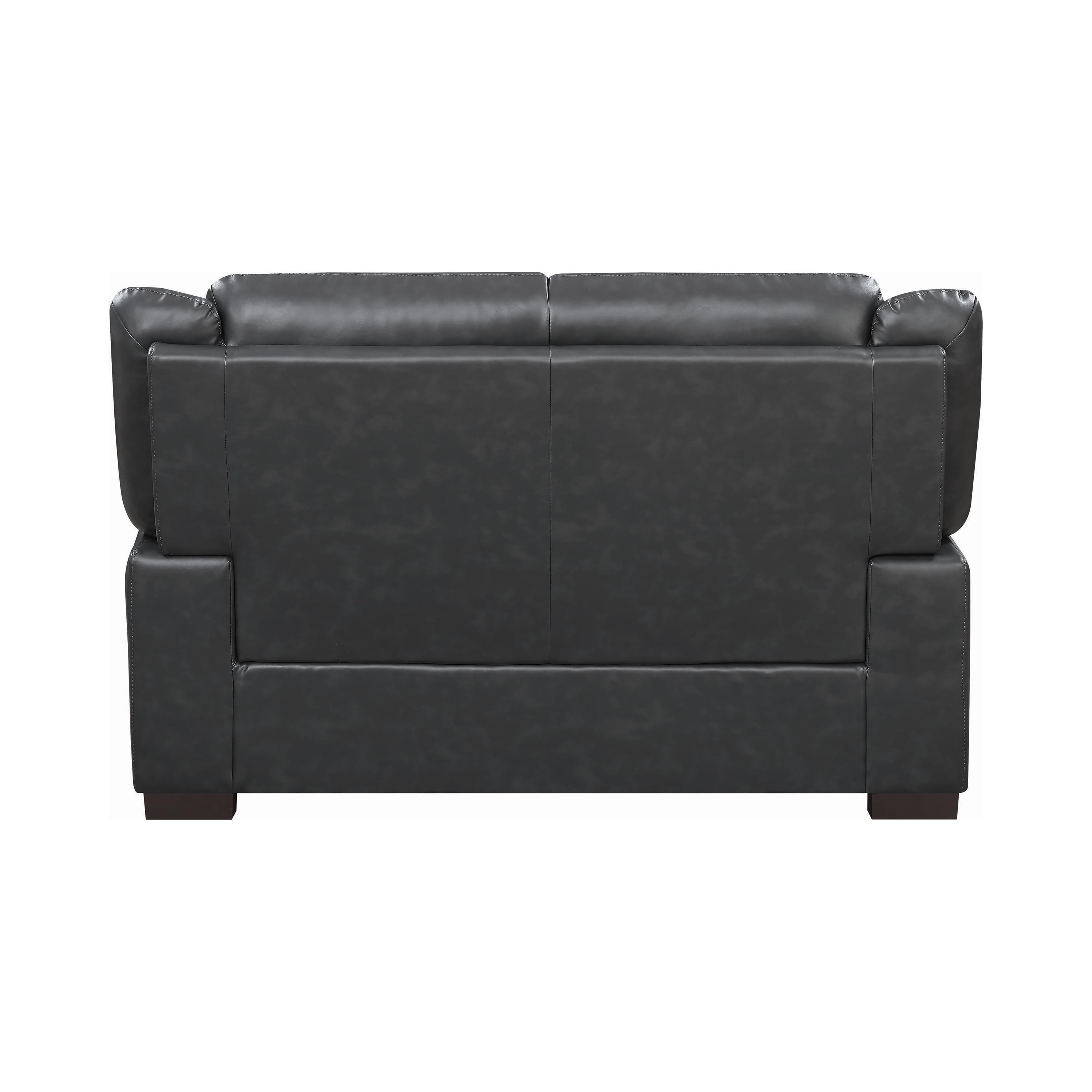 

                    
Buy Contemporary Gray Leatherette Living Room Set 3pcs Coaster 506591-S3 Arabella
